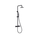 IMEX BDM039/NG MONZA Conjunto Grifo Monomando de Ducha Telescópico Negro Mate