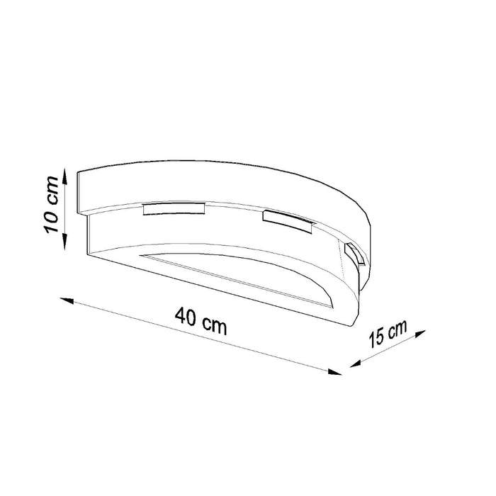 SOLLUX SL.0002 Aplique de Cerámica HELIOS