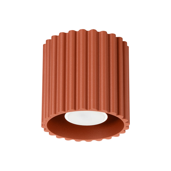 SOLLUX SL.1799 AURA Plafón 1 Rojo Ocre Gu10