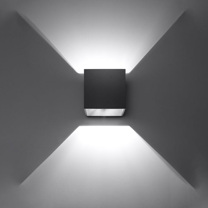 SOLLUX SL.0057 Aplique QUAD 1 Negro