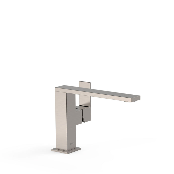 TRES 00620501AC CUADRO Grifo Monomando con Maneta Lateral para Lavabo Color Acero