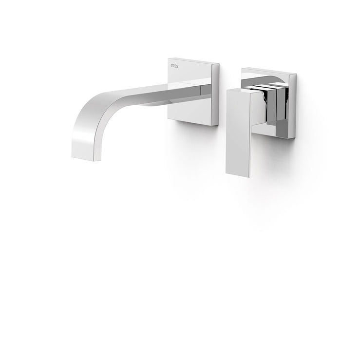 TRES 00630021 CUADRO Pieza Vista para Cuerpo Empotrado De Lavabo Color Cromo