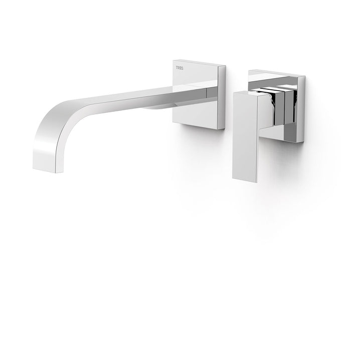 TRES 00630022 CUADRO Pieza Vista para Cuerpo Empotrado De Lavabo Color Cromo