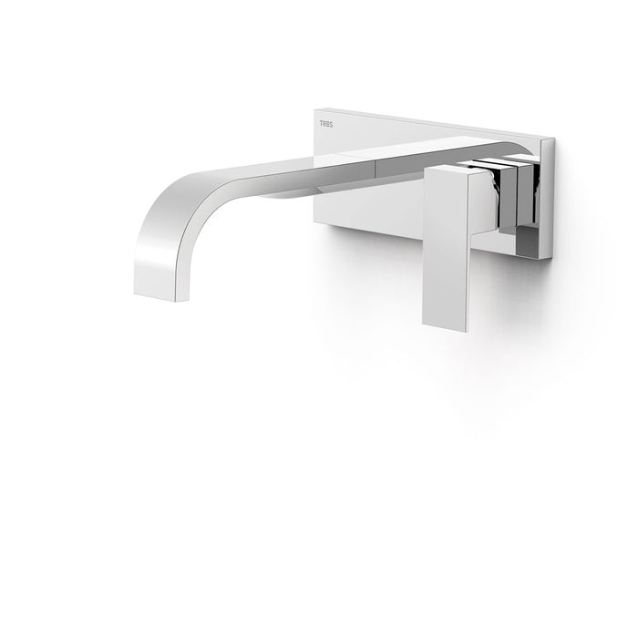 TRES 00630031 CUADRO Pieza Vista para Cuerpo Empotrado De Lavabo Color Cromo