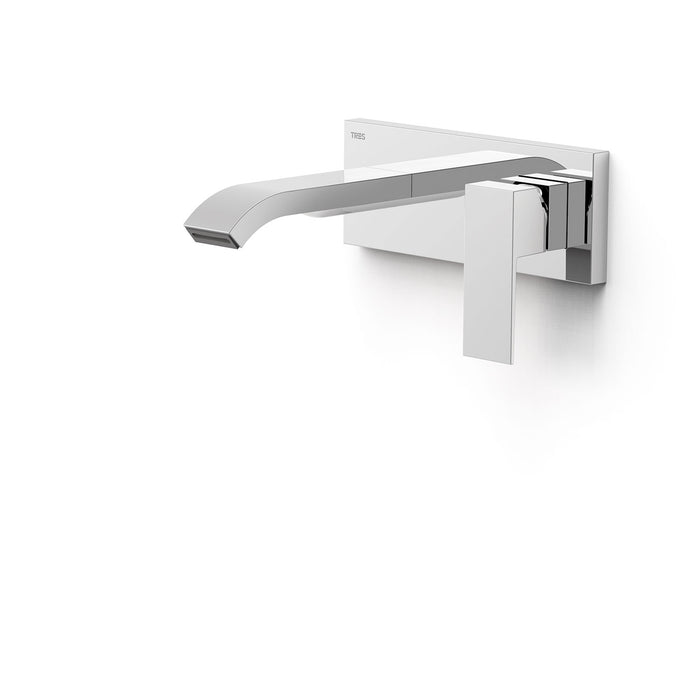 TRES 00630033 CUADRO Pieza Vista para Cuerpo Empotrado De Lavabo Color Cromo