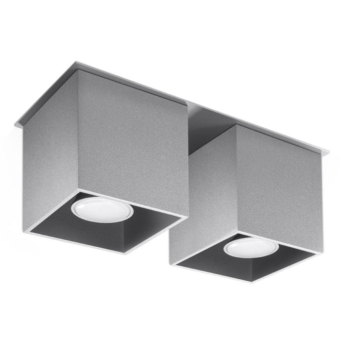 SOLLUX SL.0064 Lámpara de Techo QUAD 2 Gris