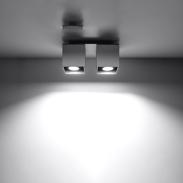 SOLLUX SL.0064 Lámpara de Techo QUAD 2 Gris