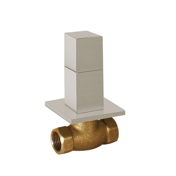 TRES 00715501AC Llave de Paso Empotrada Color Acero