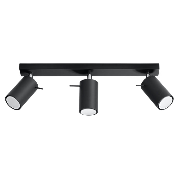 SOLLUX SL.0093 Lámpara de Techo RING 3 Negro