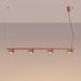 SOLLUX SL.2699 Araña AURA 4 ocre rojo Gx53