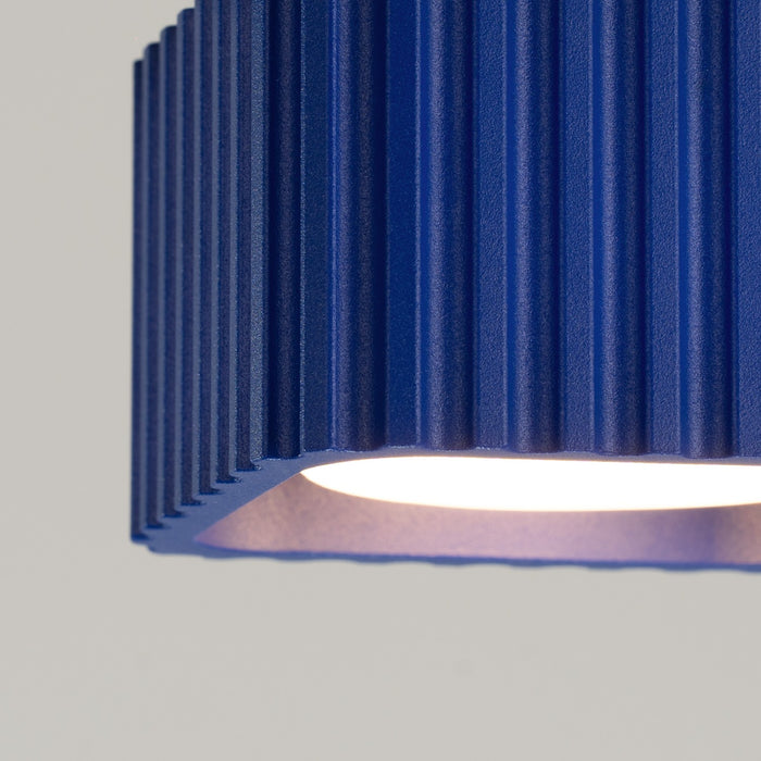 SOLLUX SL.3067 Lámpara De Techo Riff 1 Azul Ultramar Gx53