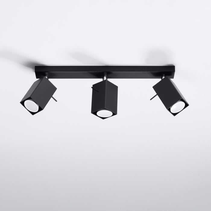 SOLLUX SL.0101 Lámpara de Techo MERIDA 3 Negro