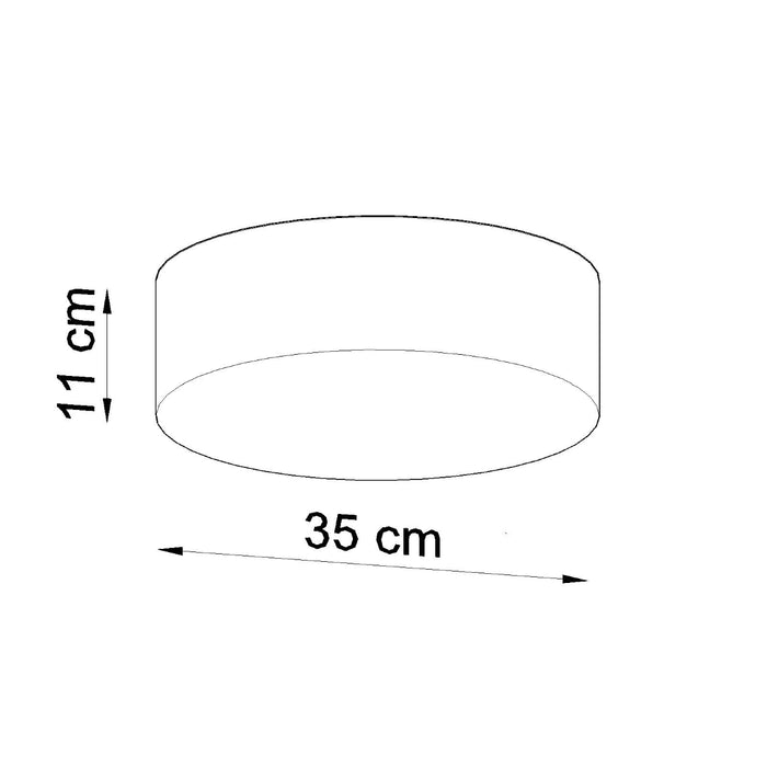 SOLLUX SL.0123 Plafón ARENA 35 Blanco