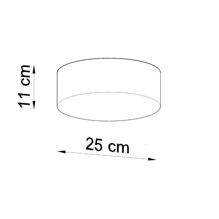 SOLLUX SL.0127 Lámpara de Techo ARENA Negro