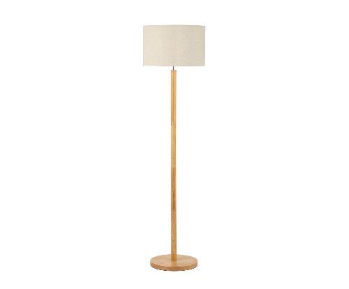 ANDREA HOUSE IL72060  Lámpara Pie Madera Lino Be