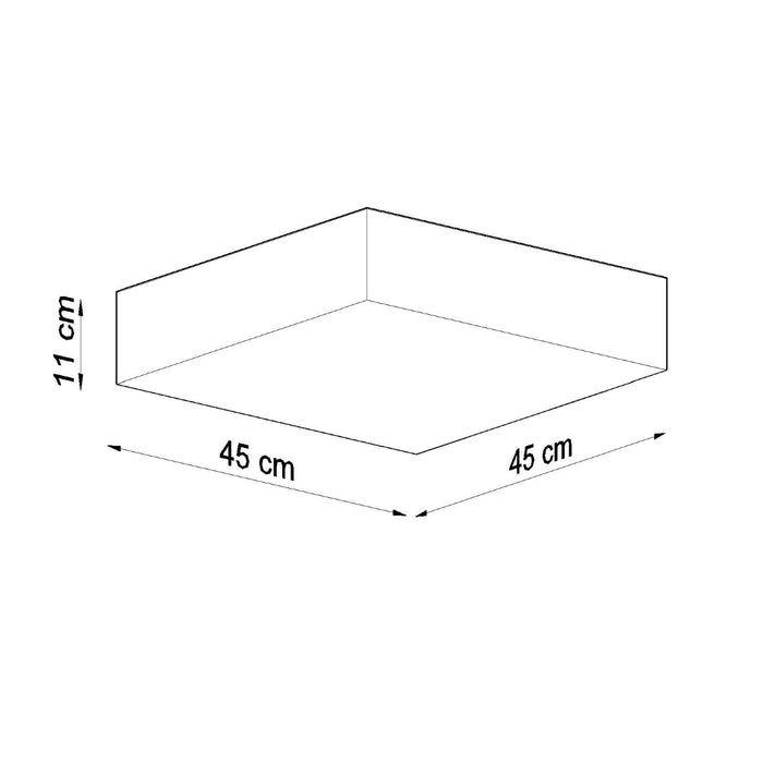 SOLLUX SL.0140 Lámpara de Techo HORUS 45 Gris