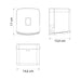 GEDY 24470200000 Dispensador Toallas Papel Blanco