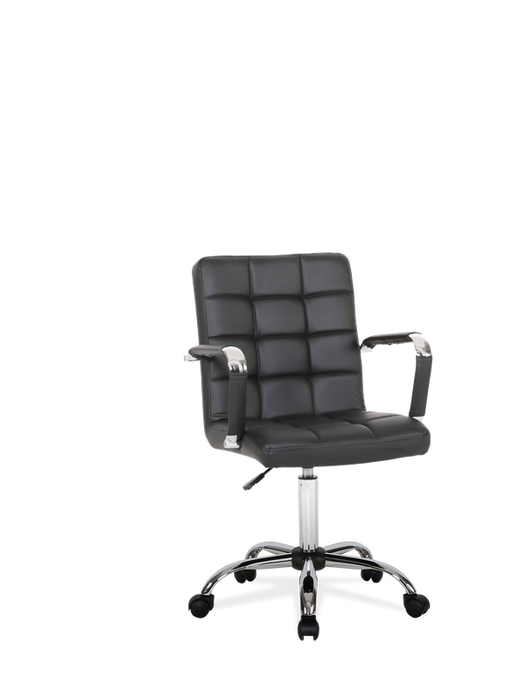 FURNITURE STYLE FS103ENG ISABELLA Silla de Oficina Imitación Piel Color Negro