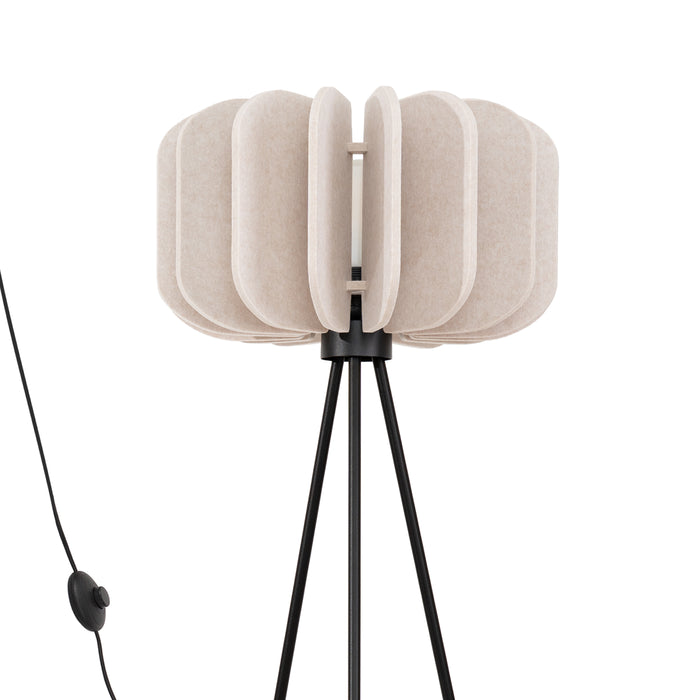 SOLLUX SL.1863 Lámpara de pie MULA 45 beige beige/negro