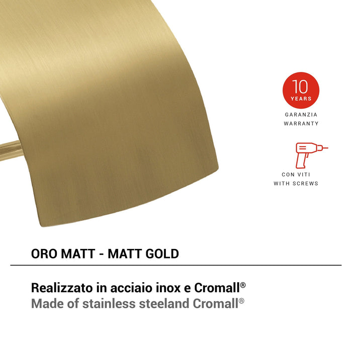 GEDY TN258800000 TONALE Portarrollo Oro Mate