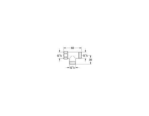 GROHE 28 874 000 Conector en T 1/2"