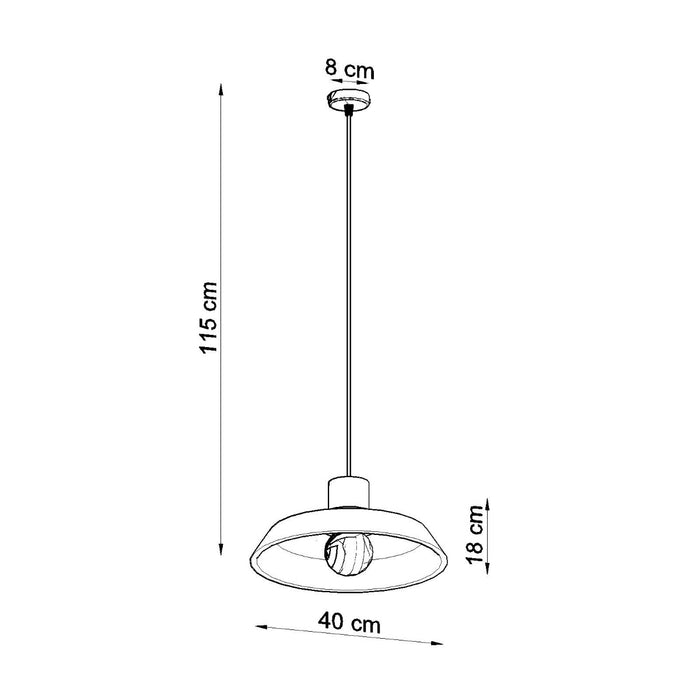 SOLLUX SL.0282 Lámpara Colgante AFRA