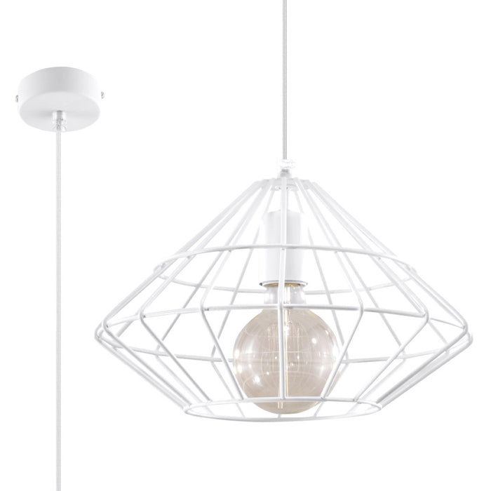SOLLUX SL.0293 Lámpara Colgante UMBERTO Blanco