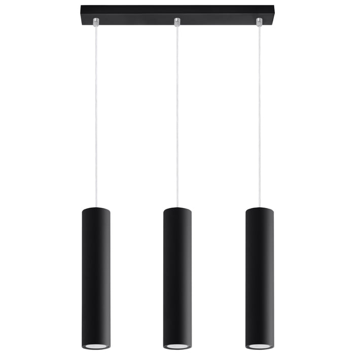SOLLUX SL.0329 Lámpara Colgante LAGOS 3L Negro