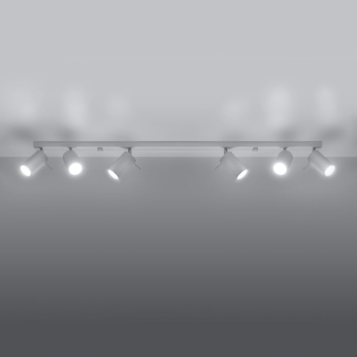 SOLLUX SL.0333 Plafón RING 6L Blanco