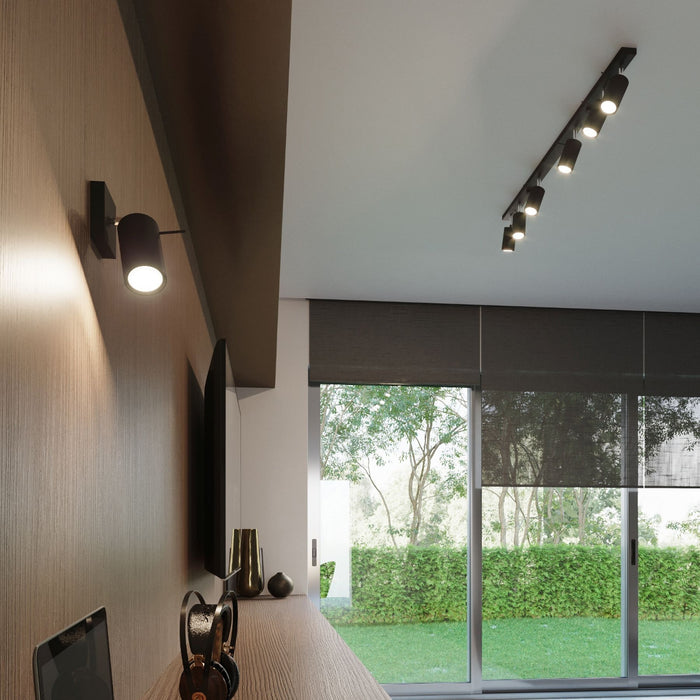 SOLLUX SL.0334 Lámpara de Techo RING 6L Negro