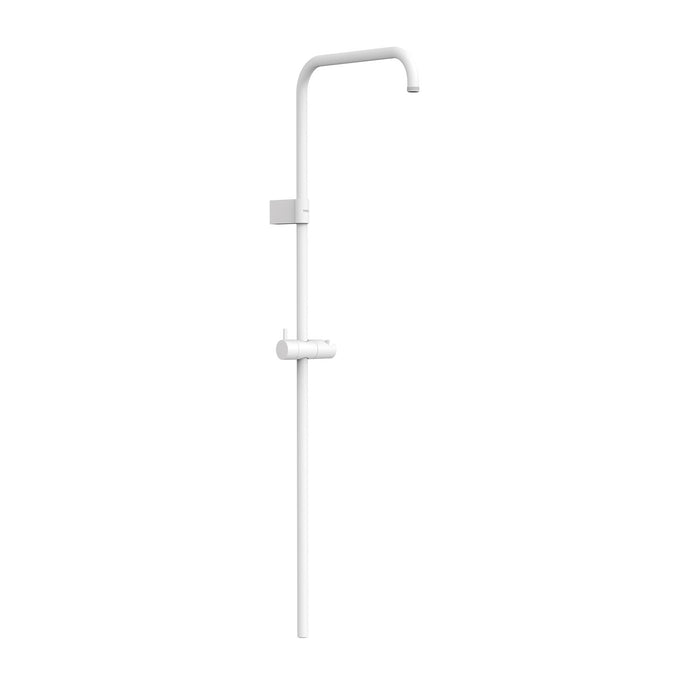 TRES 03463501BM OVER-WALL Barra de Ducha Larga Adaptable a Grifo Termostático Mural con Conexión Compatible Color Blanco Mate