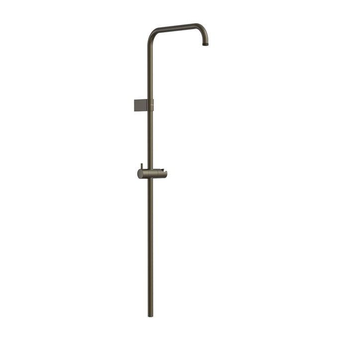 TRES 03463501KMB OVER-WALL Barra de Ducha Larga Adaptable a Grifo Termostático Mural con Conexión Compatible Color Negro Bronce