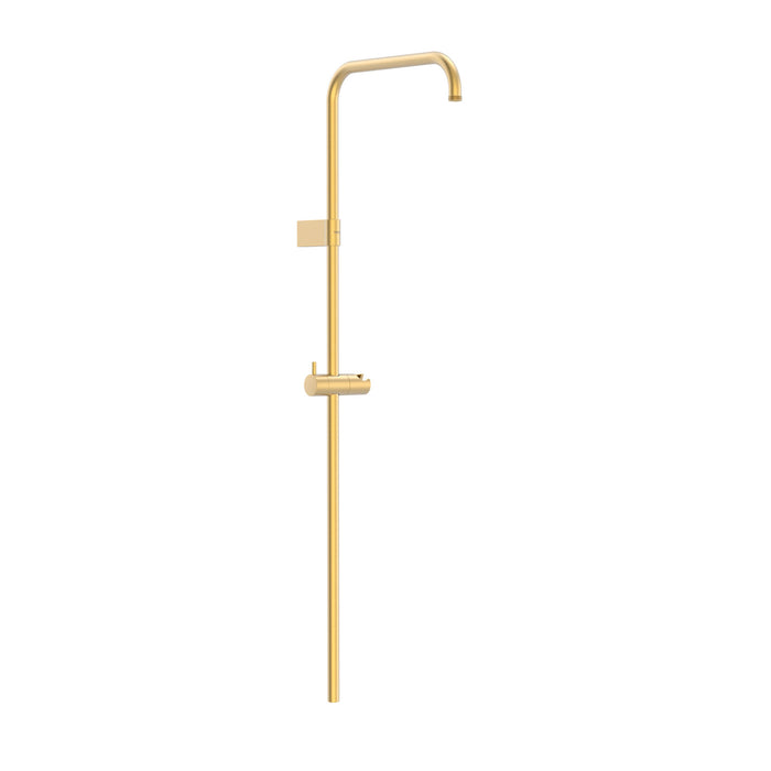 TRES 03463501OM OVER-WALL Barra de Ducha Larga Adaptable a Grifo Termostático Mural con Conexión Compatible Color Oro Mate 24K