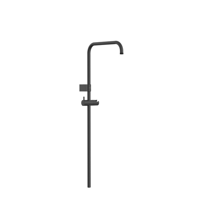 TRES 03463502NM OVER-WALL Barra de Ducha Adaptable a Grifo Termostático Mural con Conexión Compatible Color Negro Mate