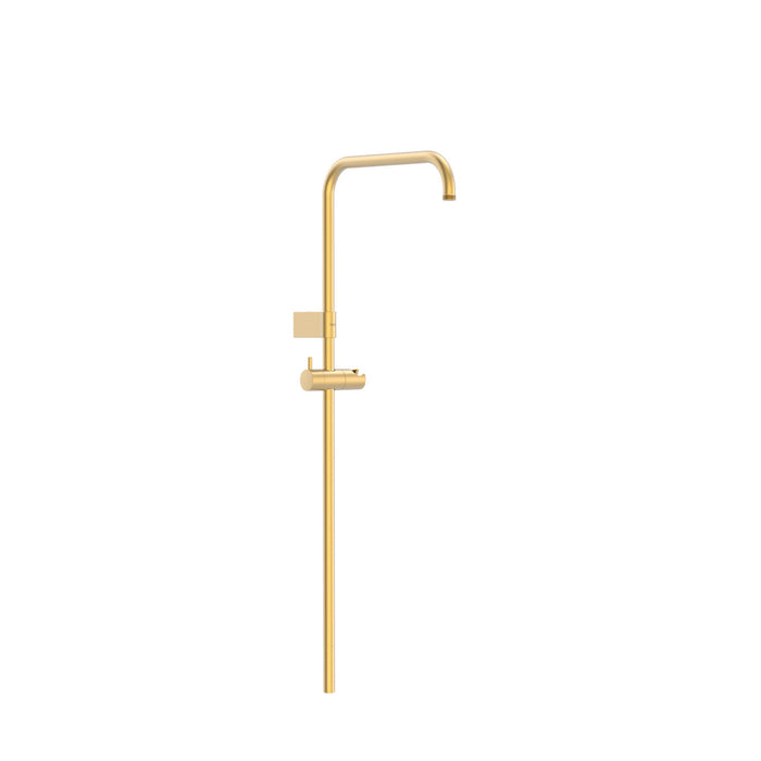 TRES 03463502OM OVER-WALL Barra de Ducha Adaptable a Grifo Termostático Mural con Conexión Compatible Color Oro Mate 24K
