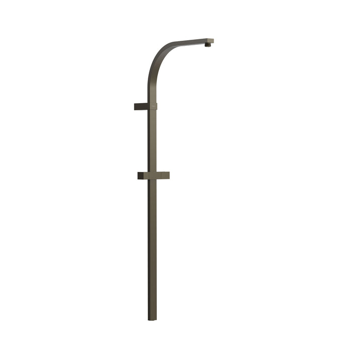TRES 03463505KMB OVER-WALL Barra de Ducha Larga Adaptable a Grifo Termostático Mural con Conexión Compatible Color Negro Bronce