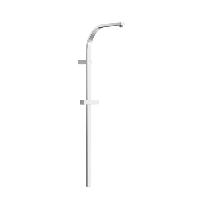 TRES 03463505 OVER-WALL Barra de Ducha Larga Adaptable a Grifo Termostático Mural con Conexión Compatible Color Cromo