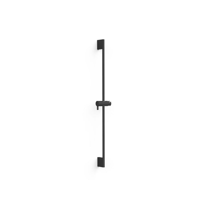 TRES 03463701NM COMPLEMENTOS DE DUCHA Barra Deslizante para Ducha Color Negro Mate