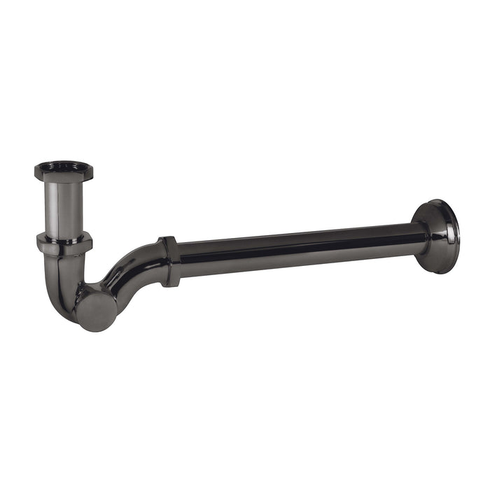 TRES 03463820KM Sifón Telescópico con Registro Lavabo Color Negro Metalizado