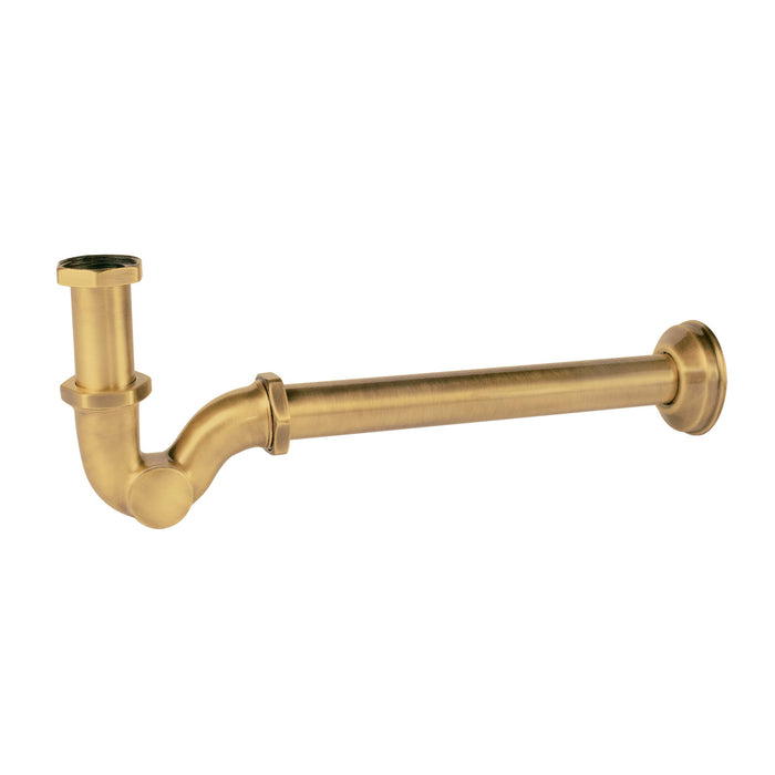 TRES 03463820OM COMPLEMENTOS DE GRIFERÍA Sifón Telescópico con Registro para Lavabo Color Oro Mate 24K