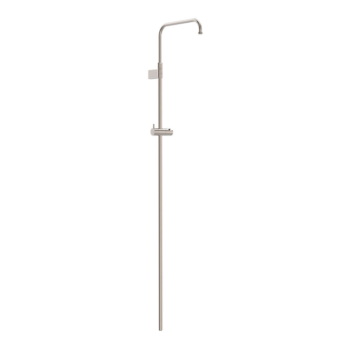 TRES 03464501AC OVER-WALL Barra de Ducha Telescópica Adaptable a Grifo Termostático Mural con Conexión Compatible Color Acero