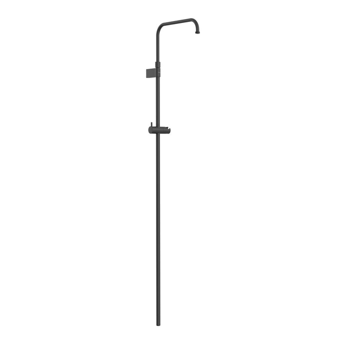 TRES 03464501NM OVER-WALL Barra de Ducha Telescópica Adaptable a Grifo Termostático Mural con Conexión Compatible Negro Mate