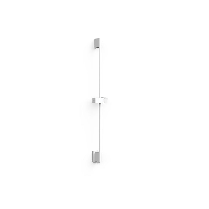 TRES 03493299BM COMPLEMENTOS DE DUCHA Barra Deslizante para Ducha con Toma De Agua A Pared Color Blanco Mate