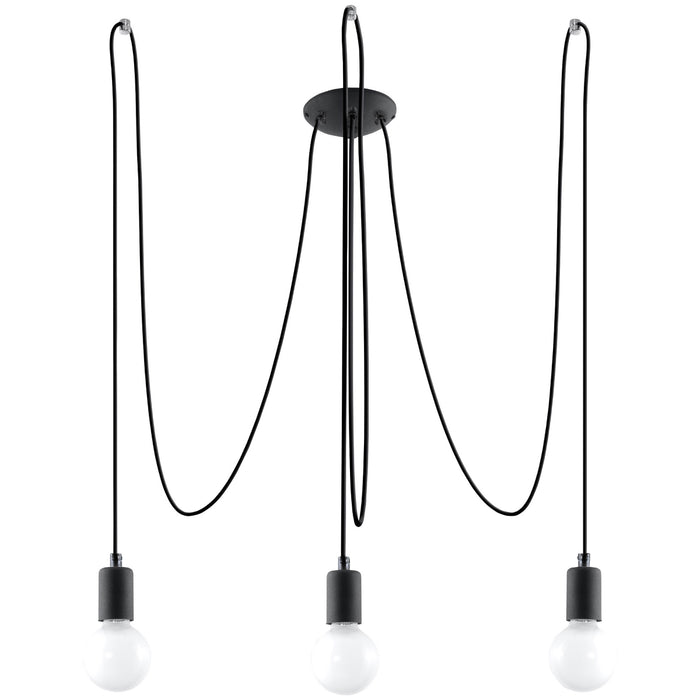 SOLLUX SL.0370 Lámpara EDISON 3 Negro
