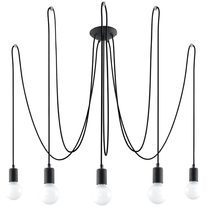 SOLLUX SL.0371 Lámpara EDISON 5 Negro
