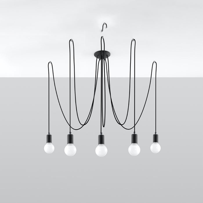 SOLLUX SL.0371 Lámpara EDISON 5 Negro