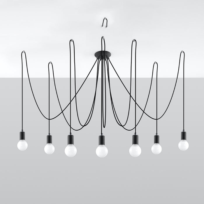 SOLLUX SL.0372 Lámpara EDISON 7 Negro