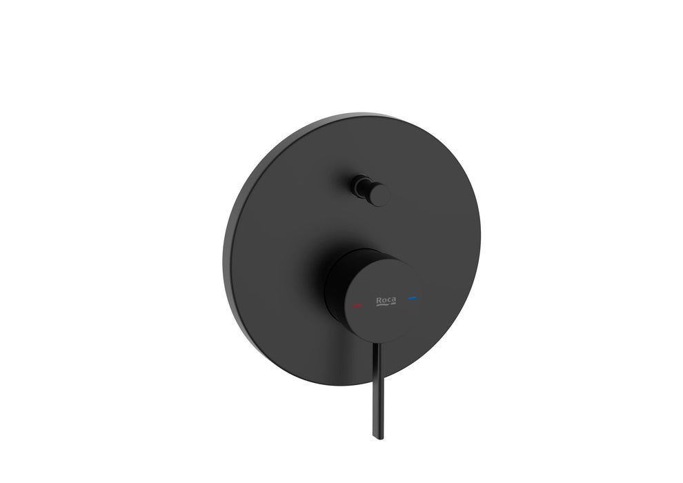 ROCA A5A0B9ENB0 ONA Grifo Monomando Empotrable Baño-Ducha Sin Cuerpo Empotrado Negro Mate