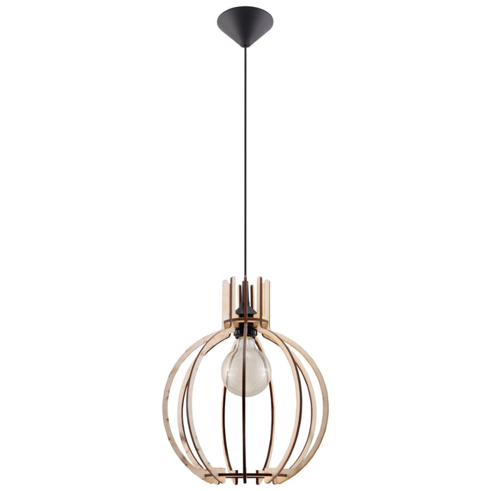 SOLLUX SL.0391 Lámpara Colgante ARANCIA Madera Natural