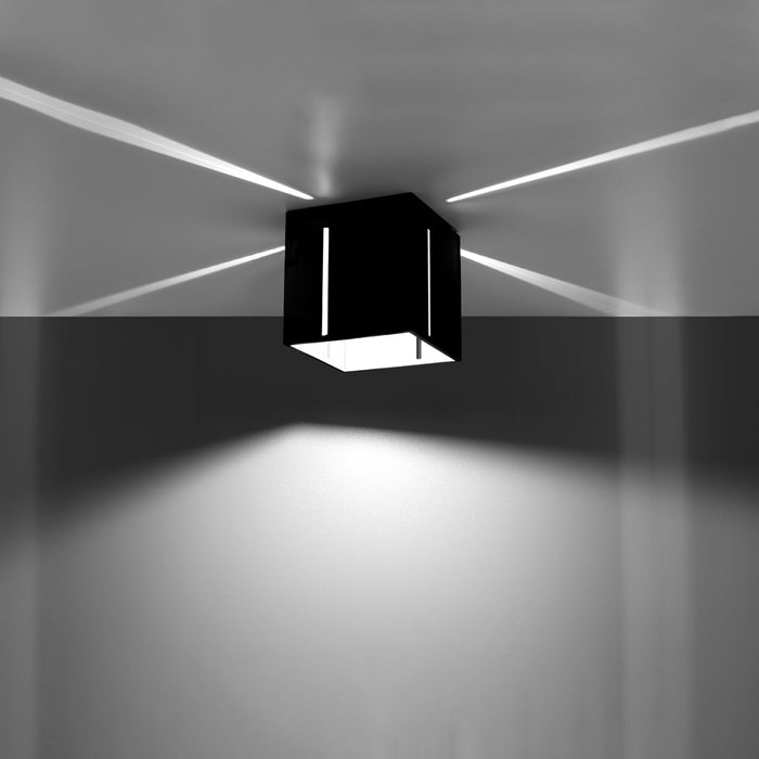 SOLLUX SL.0400 Lámpara de Techo PIXAR Negro